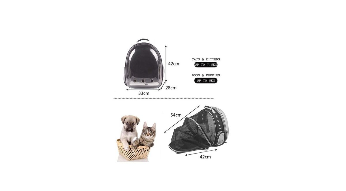 Shada Pets Expandable Space Capsule Pet Carrier